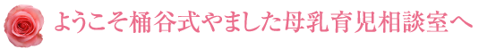 ようこそ桶谷式やました母乳育児相談室へ